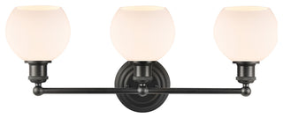 Innovations 341-3W-BK-G121-6 Concord 3 Light Vanity Light, Matte Black