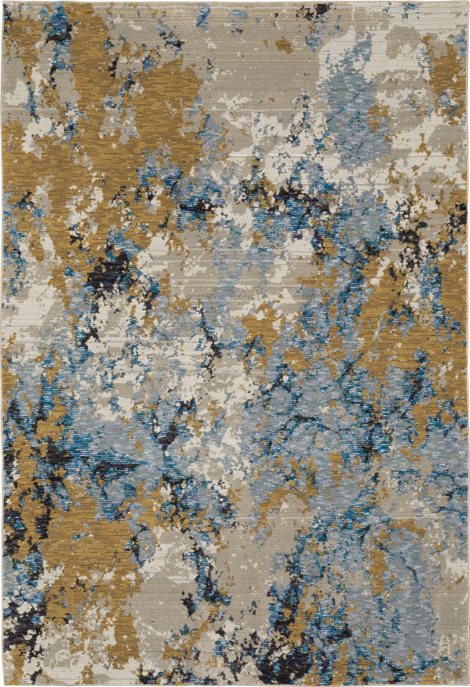 Evolution 0980A Blue/Gold 10'x13'2" Rug