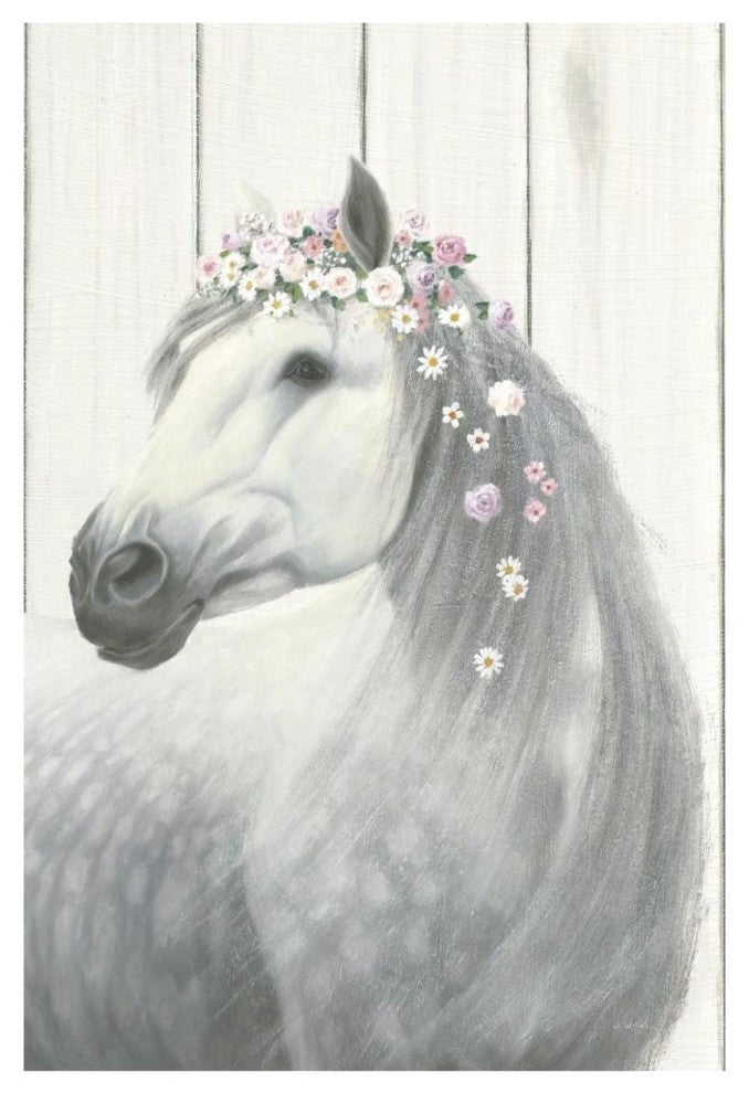 "Spirit Stallion II on Wood no Lace" Digital Paper Print by James Wiens, 42"x62"