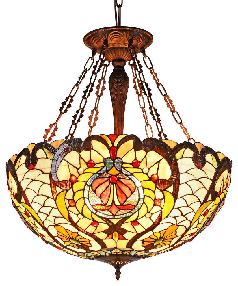 Pauline 4-Light Inverted Ceiling Pendant 24"