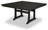 POLYWOOD Nautical Trestle 59" Dining Table