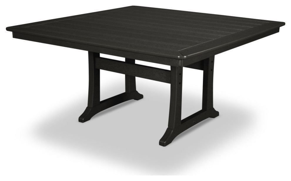 POLYWOOD Nautical Trestle 59" Dining Table