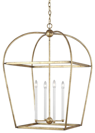 Stonington Large Lantern, Antique Gild