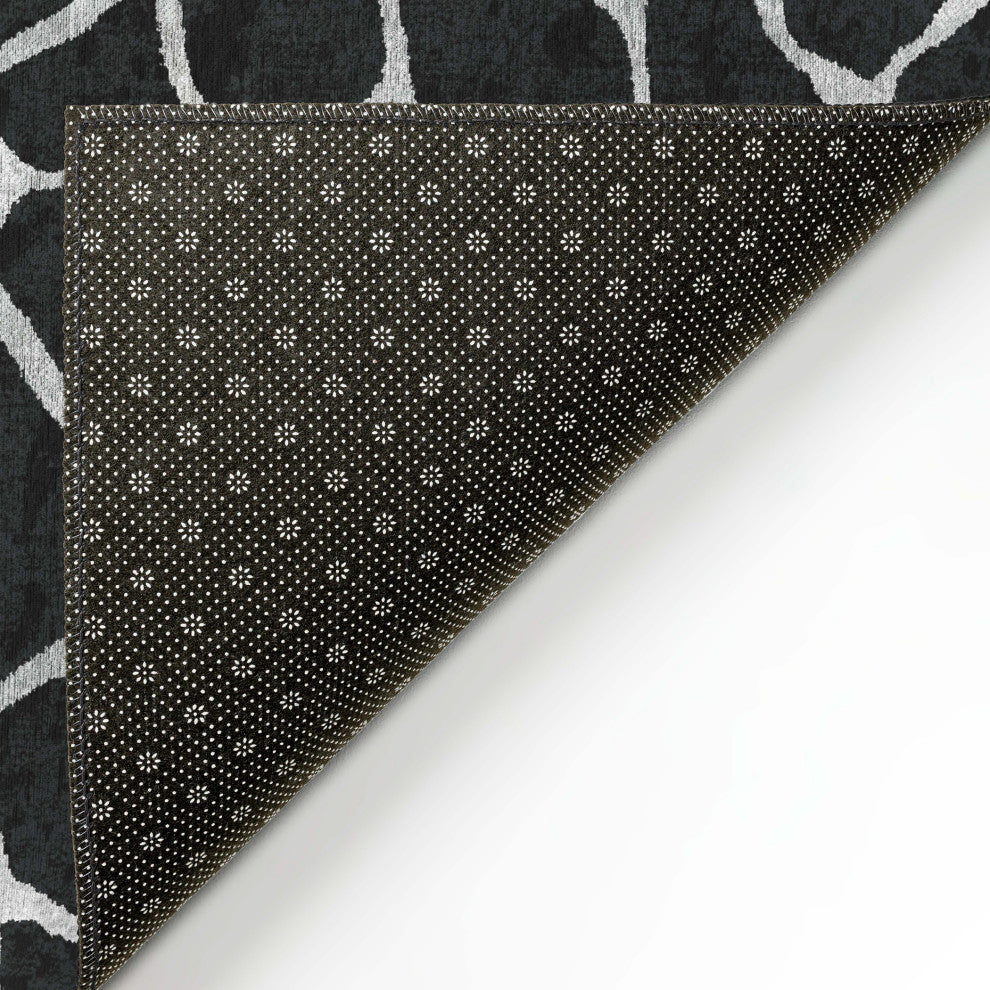 Indoor/Outdoor Mali ML4 Midnight Machine Washable 3' x 5' Rug