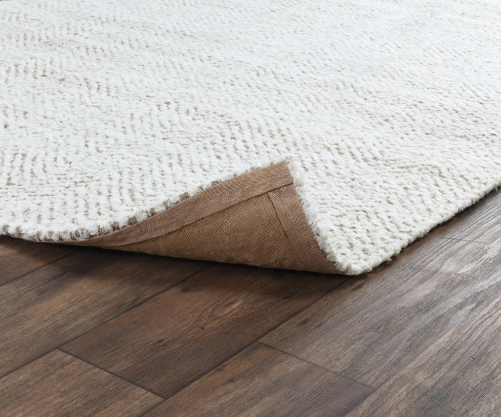 Chevron Hand-woven Jute Area Rug by Kosas Home