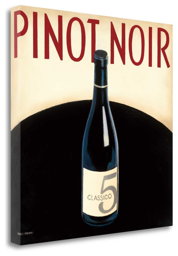 "Vin Moderne I" By Marco Fabiano, Giclee Print on Gallery Wrap Canvas