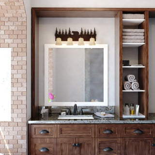 Vaxcel Bozeman 4L Vanity Burnished Bronze