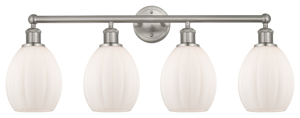 Innovations 616-4W-SN-G81 Eaton 4 Light Bath Vanity Light, Brushed Satin Nickel