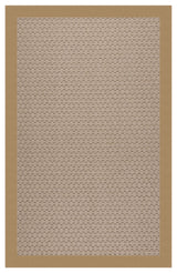 Zoe-Grassy Mountain Machine Tufted Rectangle Rug, Light Gold, 8'x10'