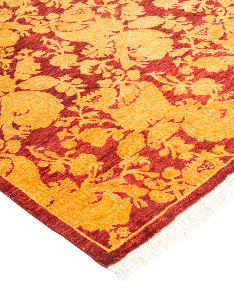 Mogul, One-of-a-Kind Hand-Knotted Area Rug Red, 2' 9" x 10' 0"