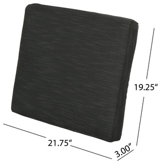 Natchez Club Chair Cushions, Dark Gray