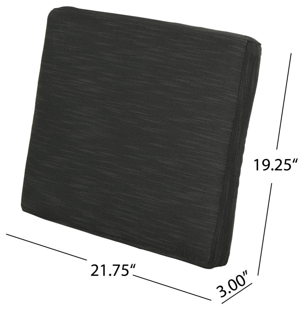 Natchez Club Chair Cushions, Dark Gray