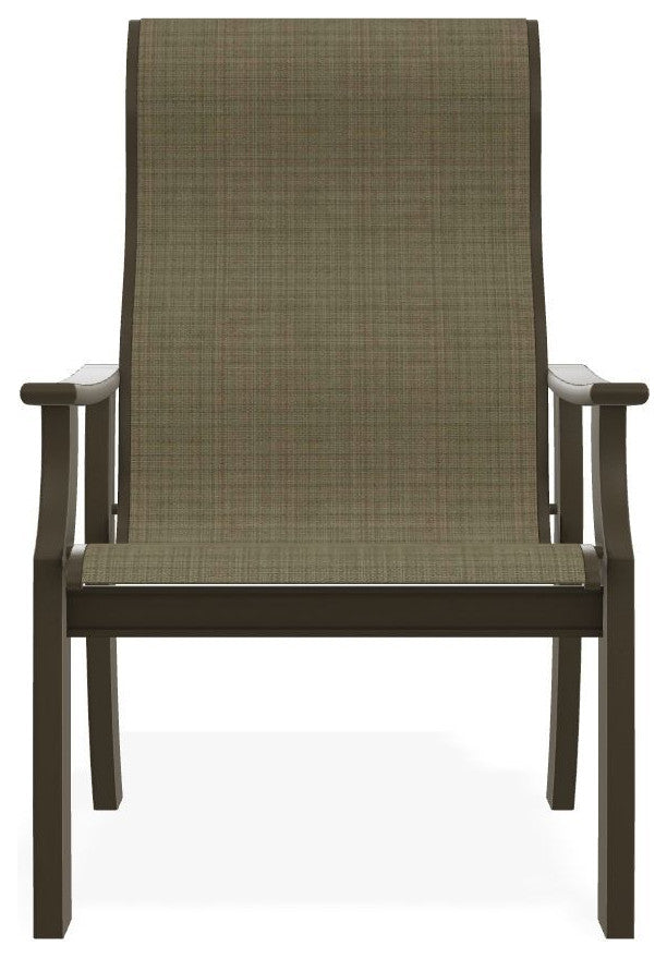 St. Catherine Sling Outdoor Armchair, Elevation Stone/Beachwood