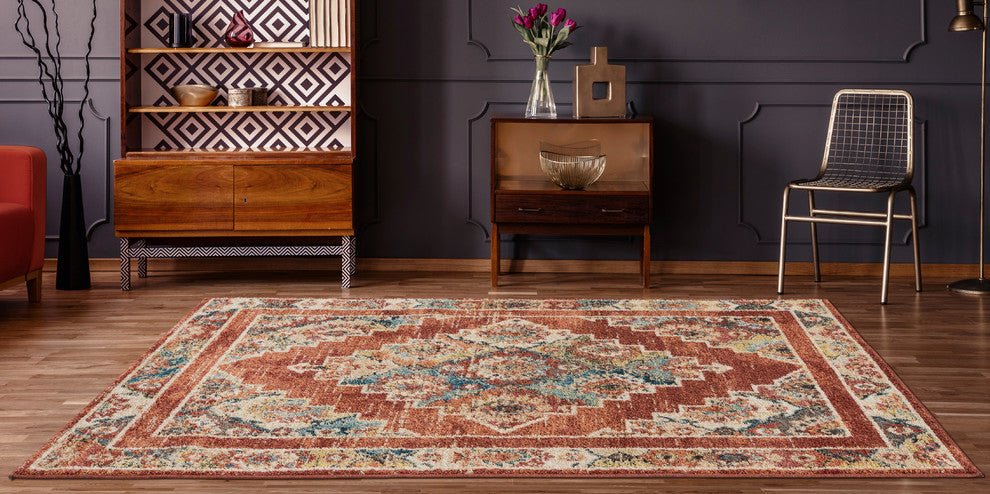 United Weavers Marrakesh Dame Brick Accent Rug 1'10x3'