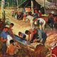 "Dude Ranch Meal" Painting Print on Canvas by John Clymer