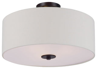 Bongo 3-Light Semi-Flush Mount, Oil Rubbed Bronze