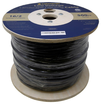 Low Voltage Landscape Lighting Cable 16/2 Direct Burial Outdoor Wire 500ft