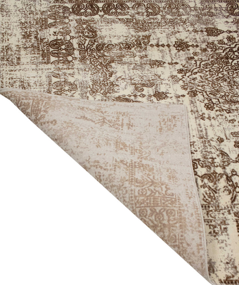 Noori Rug Lagoon Emilie Ivory/Brown Runner