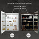 LED Mirror Medicine Cabinet With Defogger, Dimmer and Outlets, 20" Right