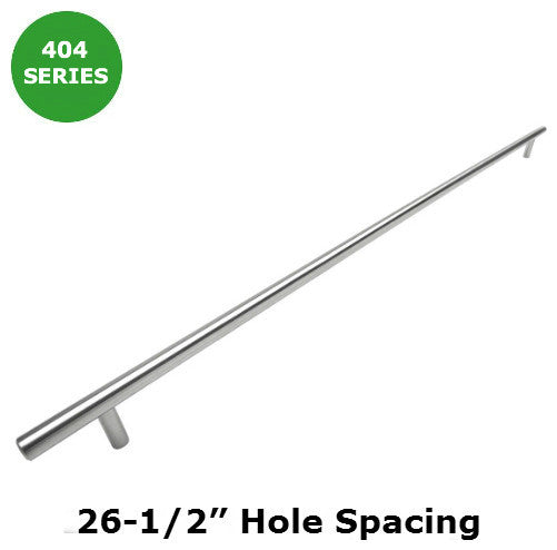 Cosmas 404-673SS Stainless Steel Slim Line Euro Style Bar Pull