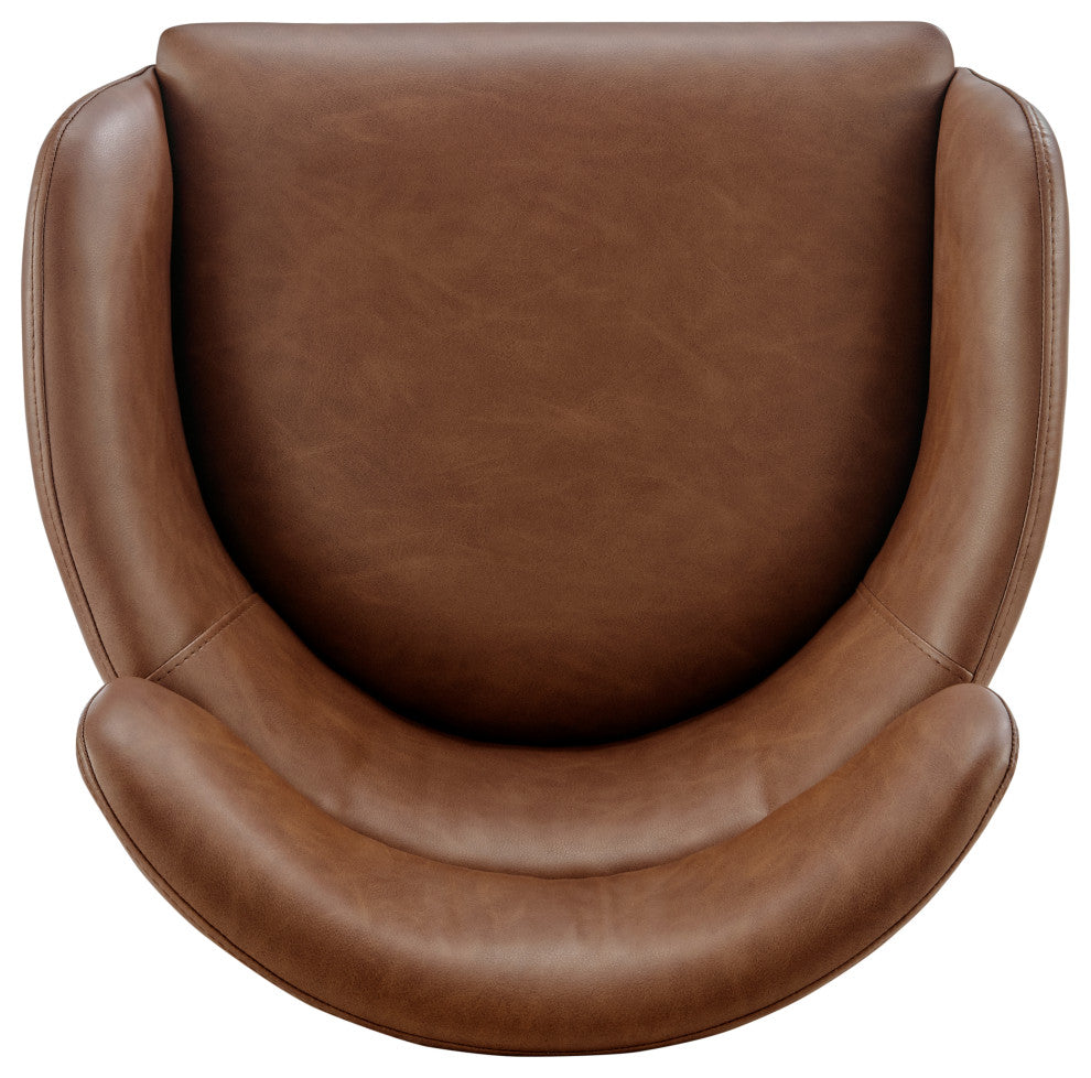 Finley Counter Stool, Vintage Cognac, Pu