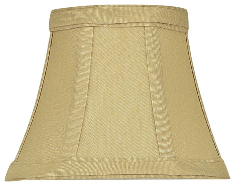 30274-2 Small Bell  Chandelier Clip On Lamp Shade Beige 3"x5"x4"