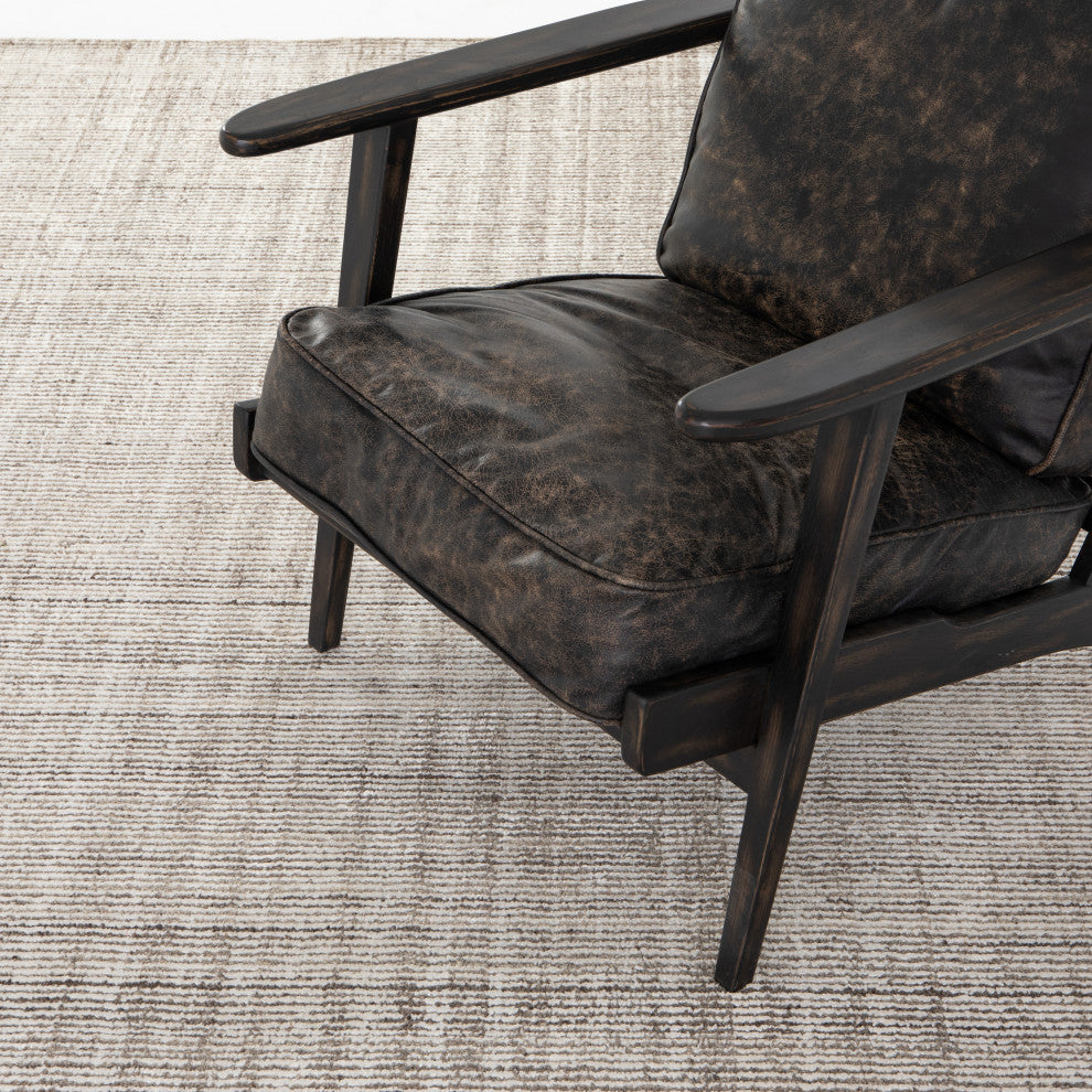 Amaud Rug, 8x10'-Brown, Cream
