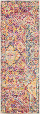 Unique Loom Multicolored Aztec Monterey 2' 2 x 6' 0 Runner Rug
