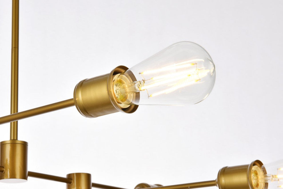 Xander 6-Light Pendant, Brass