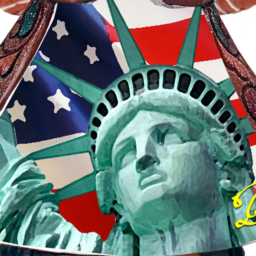 Patriotic Angel Figurine