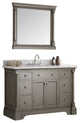 Fresca Kingston 48" Antique Silver Traditional Bathroom Vanity With Mirror