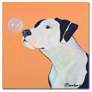 Pat Saunders-White 'Fascination' Canvas Art, 14"x14"
