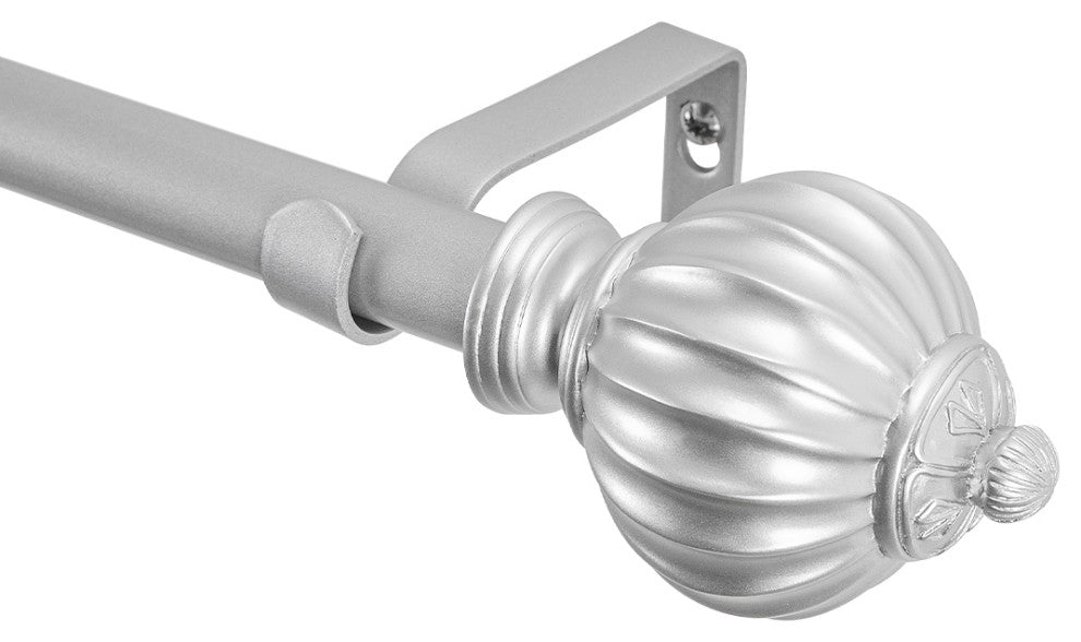 UTOPIA ALLEY 3/4 Inch Curtain Rod - Curtain Rods For Windows 28 to 48 Inch, Nickel