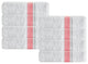 Enchante Home Unique Wash Cloths, Set Of 8, Salmon