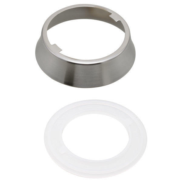 Pull Out Kitchen Escutcheon and Gasket, Stainless