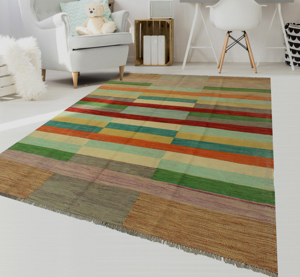Winchester Kilim Norman Burgundy Rug