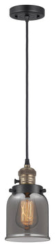 INNOVATIONS 201CSW-BAB-G53-LED 1-Light Mini Pendant Black Antique Brass