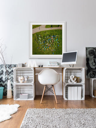 "Gathering" Framed Print by Karolis Janulis