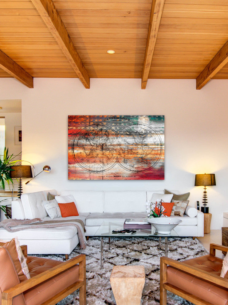 "Old World Red" Fine Art Canvas Print, 60"x40"
