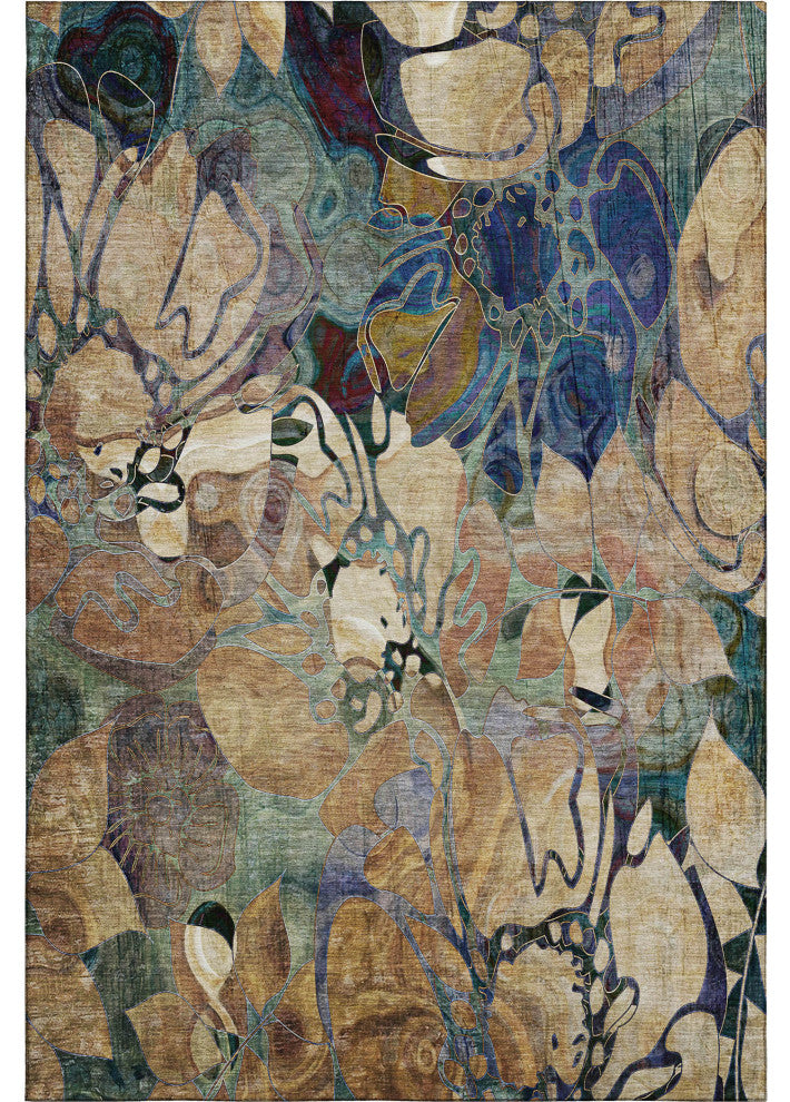 Premium Machine Washable Mayfield AMF558 Beige 9' x 12' Rug