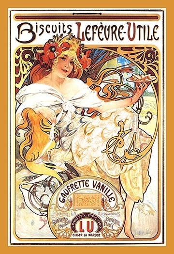 Biscuits Lefevre-Utile- Fine Art Giclee Print 24" x 36"