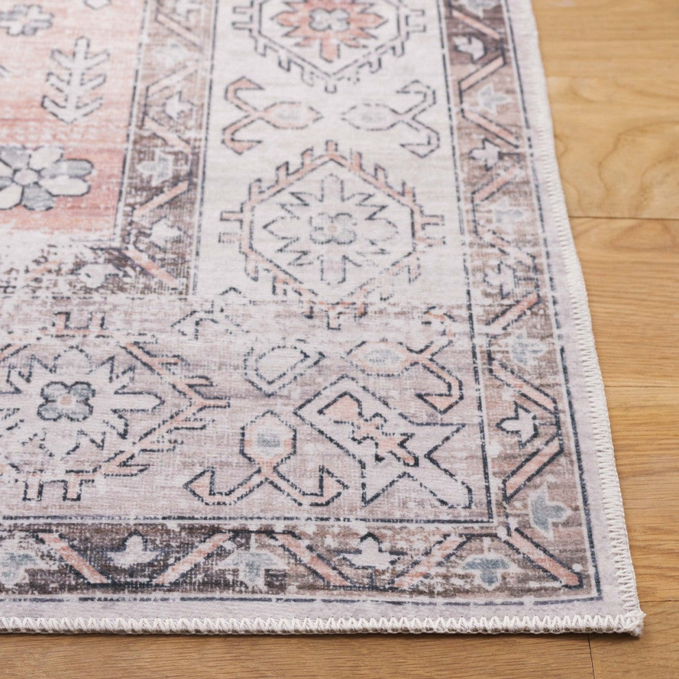 Safavieh Arizona Machine-Washable Collection ARZ132 Rug, Beige/Taupe, 9'x12'