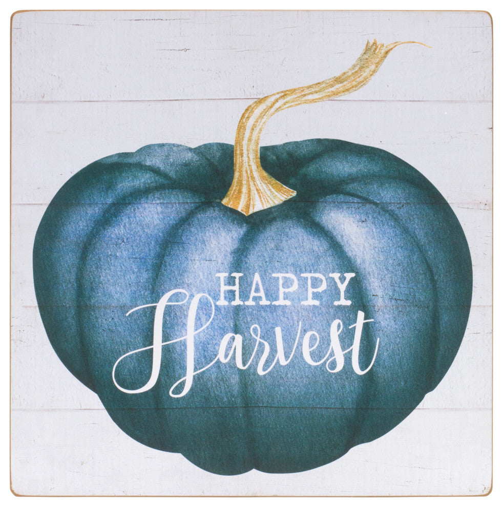Pumpkin Sentiment Sign, 4-Piece Set