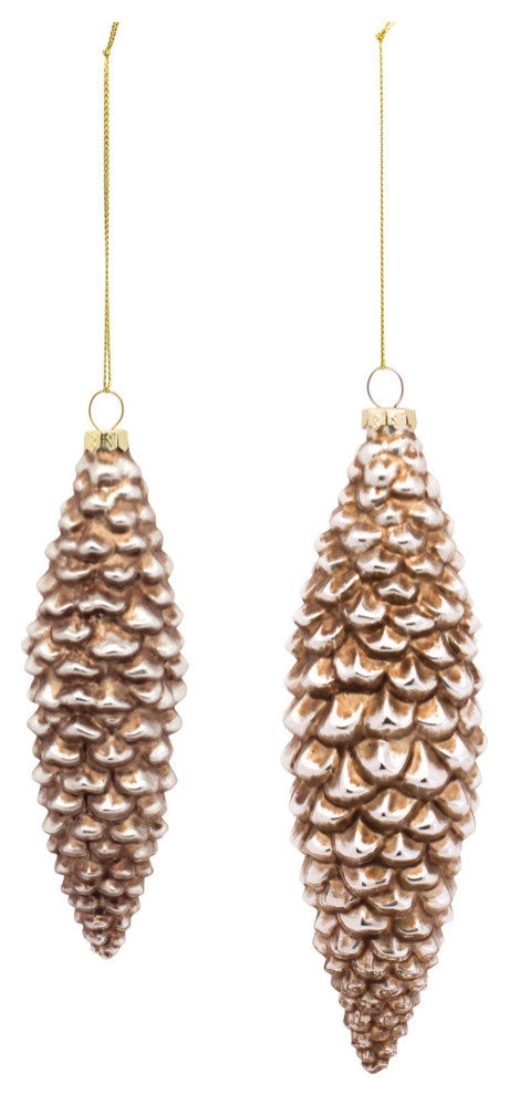 Pine Cone Ornament, 12-Piece Set