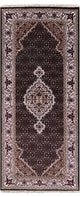 2' 7" X 6' 0" Runner Persian Tabriz Wool & Silk Hand Knotted Rug - Q13028