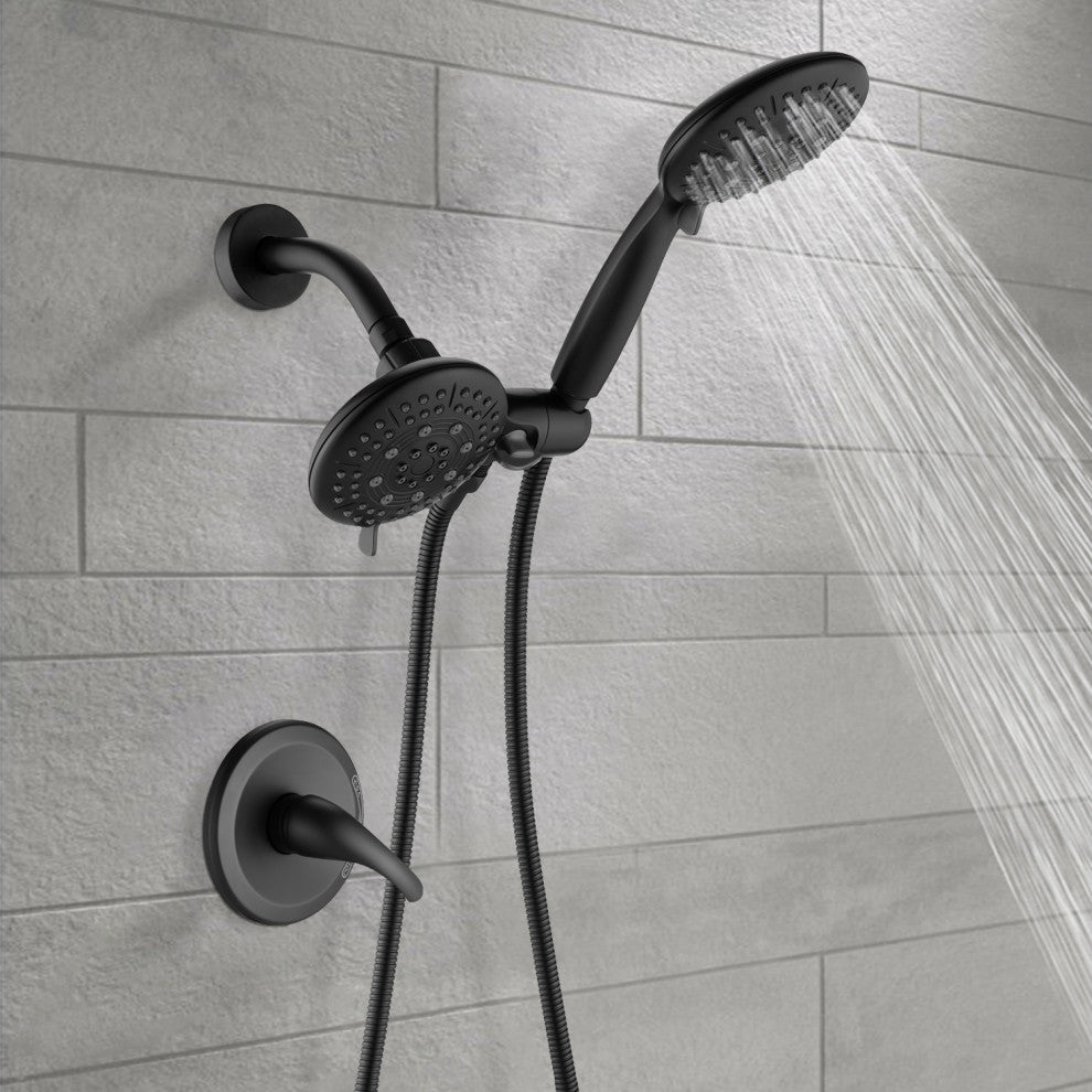 High Pressure 35-Function Dual 2 in 1 Shower Faucet with Valve