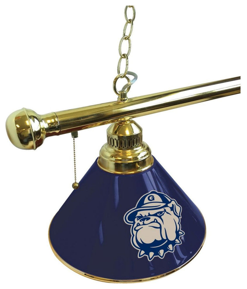 Holland Georgetown University 3-Shade Billiard Light - Brass Fixture