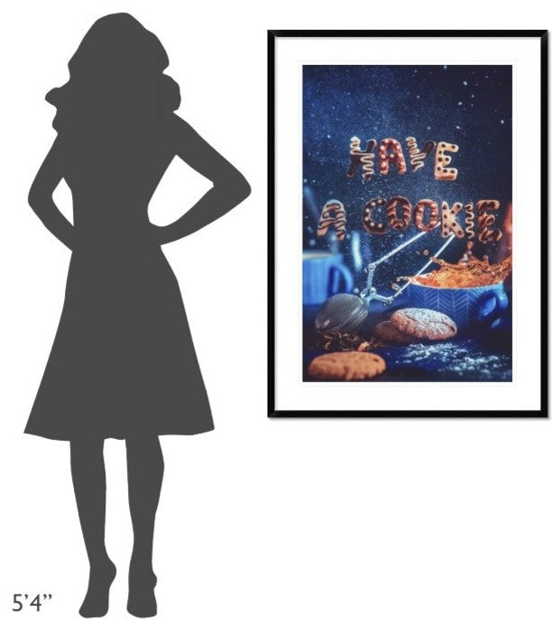"You Deserve A Treat" Framed Digital Print by Dina Belenko, 32x44"