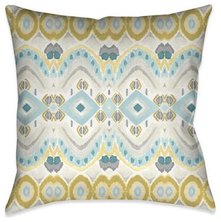 Textile Impressions I Outdoor Decorative Pillow, 18"x18"