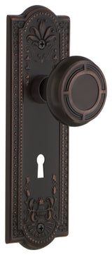 Meadows Plate Passage Mission Knob, Timeless Bronze